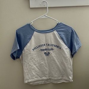 Hollister cropped tennis tee only worn once